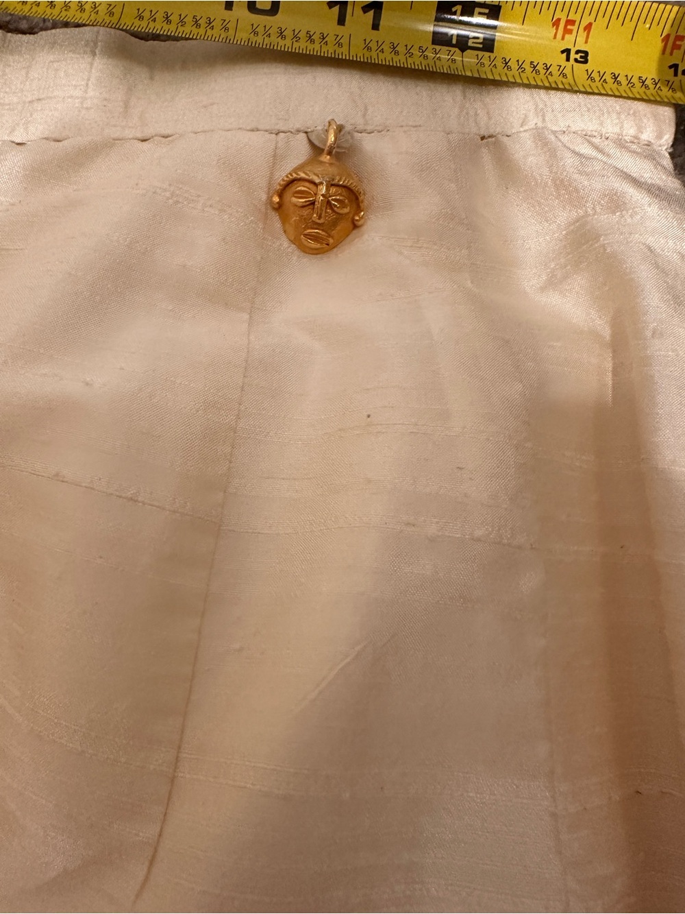 Ivory Vintage Bridal Maxi Skirt with Tulle Veil - Picture 9 of 13